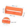 HARFINGTON 6pcs Watch Strap Loop Fastener Rings 26mm, Orange view 2