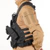 Lancer Tactical Nylon Crossdraw Airsoft Vest Youth Size w/Airsoft Pistol Holster - BLACK view 4