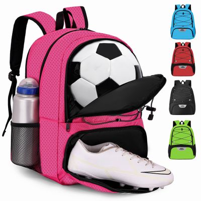 Hsmihair Youth Soccer Bag-Soccer Backpack&Backpack for Football Basketball,with Ball Compartment Separate Cleat Package