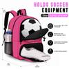 Hsmihair Youth Soccer Bag-Soccer Backpack&Backpack for Football Basketball,with Ball Compartment Separate Cleat Package view 2