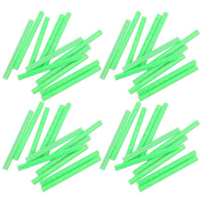 EVTSCAN Bicycle Spoke Reflector - 48pcs Bike Wheel Reflector Tube Cycling Warning Strips Mount Clips Bicycle Spoke Reflectors for Night Cycling Riding, Green