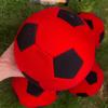 Vinfgoes 4 PCS 8'' Inflatable Sticky Soccer Ball Kick Darts Balls for Inflatable Soccer Dart Board Outdoor Training Felt Soccer with Hand Pumps (Red) view 2