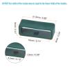 HARFINGTON 6pcs Watch Strap Loop Fastener Rings 18mm, Dark Green view 2