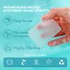 FOMIN - Paper Soap Sheets for Hand Washing - (300 Sheets) Rose Portable Travel Soap Sheets, Dissolvable Camping Mini Soap view 4
