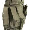 Lancer Tactical 600D Nylon Urban Tactical Cross Draw Vest with Embedded Pistol Holster Three Magazine Pouches - (OD Green) view 4