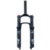 HSQMA Bike Air Fork 26/27.5/29 Inch Mountain Bike Suspension Fork Travel 120mm 1-1/8 1-1/2 Disc Brake Bicycle Front Fork QR 9mm view 1