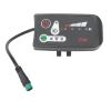 Electric LED Display Meter, 24V 36V 48V Multifunctional Computer with 5 Pin Waterproof Connector, Universal LED Display Control Panel for Electric Bike, Electric view 1