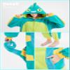 DarkCom Chameleon Adult Animal Onesie Cosplay Christmas Pajamas One Piece Halloween Costume Unisex Sleepwear Homewear Large view 3
