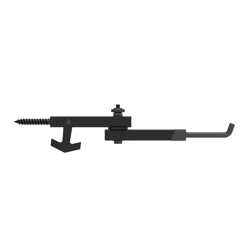Half Rack Wing Treestand Bow Hanger 10 inch - Powder Coated Steel Tree Bow Holder - Durable & Weather-Resistant Hunting Bow Hanger - Rugged Matte Finish Screw in Bow Holder - Bow Hunting Accessories
