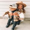 MERSARIPHY Baby Boy Girl Plaid Shirt Button Down Flannel Jacket Toddler Coat Fall Winter Outfits for Kids (Brown, 3-4 Years) view 4