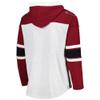 47 Men's Arizona Cardinals Heather Gray Gridiron Lace-Up Pullover Hoodie view 3