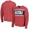47 Men's Heathered Cardinal Arizona Cardinals Bypass Tribeca Pullover Sweatshirt view 1