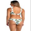 Hobie Women's Ruffle Bralette Bikini Swimsuit Top, Multi//Destination Vacation, M view 2