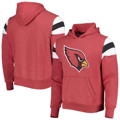 47 Men's Heathered Cardinal Arizona Cardinals Premier Nico Pullover Hoodie