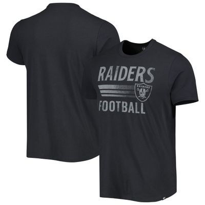 47 Men's Black Las Vegas Raiders Wordmark Rider Franklin T-Shirt