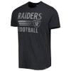 47 Men's Black Las Vegas Raiders Wordmark Rider Franklin T-Shirt view 2