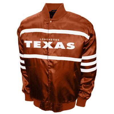 Franchise Club Mens 2nd Era Full-Snap Satin Jacket (Texas, XXX-Large)