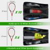MATEIN Tennis Bag 6 Rackets, Extra Large Protective Convertible Racquet Bag with Shoes Compartment for Men Women, Racket Backpack with Cooler Pocket & Removeable Shoulder Strap for Sport Equipment view 3