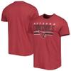 47 Men's Cardinal Arizona Cardinals Team Stripe T-Shirt view 1