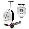 Lascoota Foldable Ride-On Suitcase - Lightweight Luggage with Easy-Glide Wheels - LED Lights for Kid Suitcase - Foldable Luggage Converts to Ride-On - Video Game, Unisex Child, 12.75 x 20.6 x 10.6 in view 1