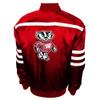 Franchise Club Mens 2nd Era Full-Snap Satin Jacket (Wisconsin, XX-Large) view 2