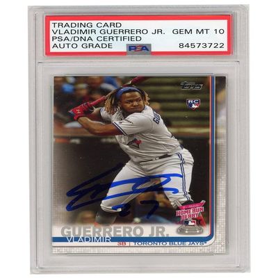 Vladimir Guerrero Jr 2019 Topps Update Autograph 27" Rookie Card #US272 - PSA/DNA 10