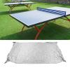 Asixxsix Silver Polyester Table Tennis Cover, Drawstring Closure, 0.43kg view 3