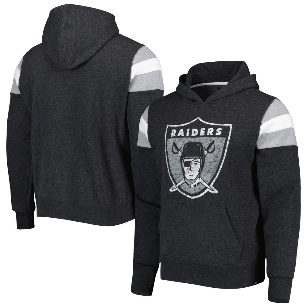 47 Men's Black Las Vegas Raiders Legacy Premier Nico Pullover Hoodie