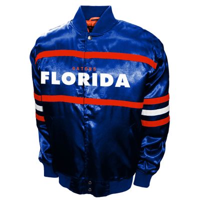 Franchise Club Mens 2nd Era Full-Snap Satin Jacket (Florida, XX-Large)