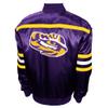Franchise Club Mens 2nd Era Full-Snap Satin Jacket (LSU, XX-Large) view 2
