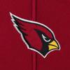 47 Men's Arizona Cardinals Heather Gray Gridiron Lace-Up Pullover Hoodie view 4