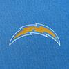 Antigua Men's Powder Blue Los Angeles Chargers Victory Chenille Pullover Hoodie view 2