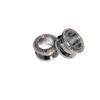 LUXE MODZ 2g - 6mm Ear Plug Tunnel Gauge Stretcher Piercing Plug Pink & Clear CZ Gems Stainless Steel Screw Fit Plug Gauges view 1