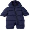 Amazon Essentials Unisex Babies' Water-Resistant Winter Puffer Snowsuit for Boys and Girls, Dark Navy, 3-6 Months view 1