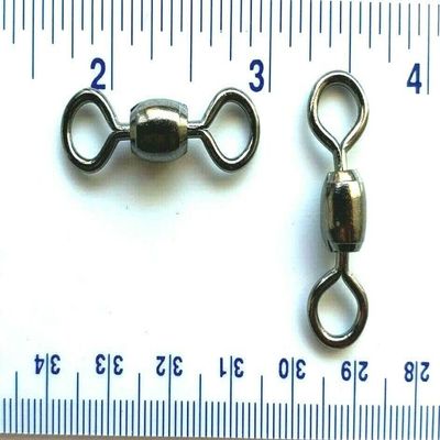500 Gerry's Tackle Black Crane Fishing Swivels Size 4/0 (350 lbs. Test) - Bulk swivels
