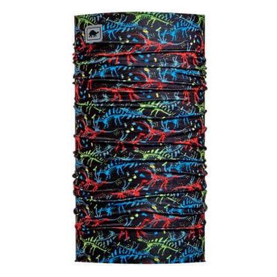 Turtle Fur Kids Comfort Shell UV Totally Tubular, Neck Gaiter Face Mask Age 3-6, 10+ Ways to Wear, Fossilopolis