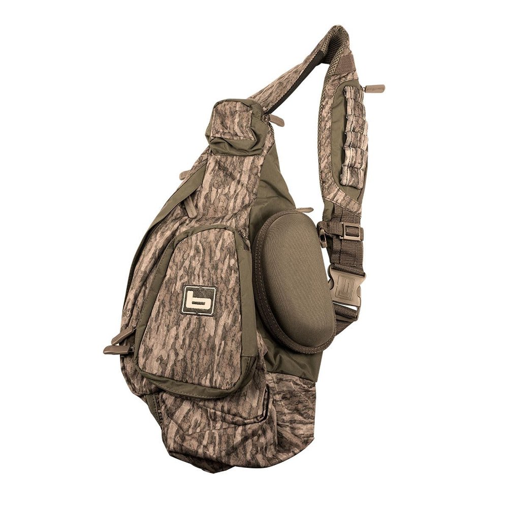 Banded Nano Sling Back Pack | Quick-Access Cross-Body Waterfowl Hunting Outdoor Gear Carry Pack with 6 Storage Compartments, Dry Bag, Accessory Pouches | Adjustable Shoulder & Waist Strap, Max-7