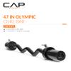 CAP Barbell 47-Inch Olympic Curl Bar - Black | Curl Barbell for Bicep and Tricep Workouts, Strength Training, and Weightlifting view 2