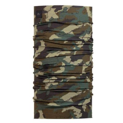 Turtle Fur Youth Comfort Shell UV Totally Tubular, Neck Gaiter Face Mask Age 7-12, 10+ Ways to Wear, Jungle Camo