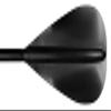 Accent Paddles Beat Carbon Canoe Adjustable 50in-56in Carbon Shaft 8-Degree Bent Carbon Reinforced Nylon Blade Ergo LeverLock Handle view 3