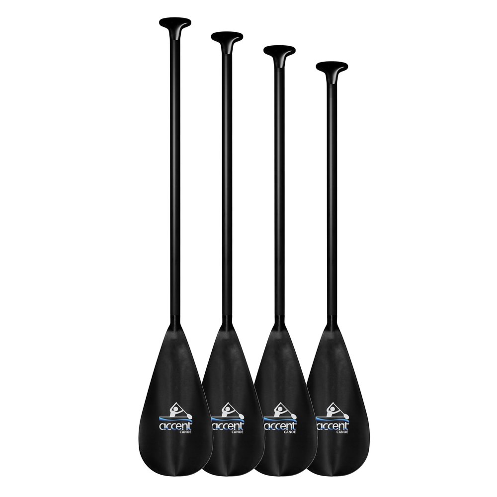 ACCENT PADDLES Beat Aluminum Canoe Paddle 50in/127cm, 52in/132cm, 54in/137cm, 56in/142cm 8-Degree Bent Fiberglass Reinforced Nylon Blade Ergo Grip Handle Fixed Length Paddle (54in/137cm)