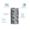 Turtle Fur Original Totally Tubular Neck Gaiter, UPF 50+, Multifunctional Headwear, 10+ Ways to Wear, Wintry Mix view 2