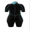 AKONA Women's 2.5mm Back Zipper Shorty Wetsuit. Scuba, Snorkeling, Paddle Boarding, Kayaking, Surfing - Tiffany, 15 view 3