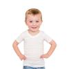 Fun and Function V-Neck Hug Tee - Gentle Compression Shirt for Kids - Short Sleeve Sensory Shirt for Boys & Girls with Sensory Needs - Small - White view 1