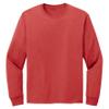 DRIEQUIP Men's Cotton Blend Moisture Wicking Long Sleeve Tees-M-TrueRed view 1