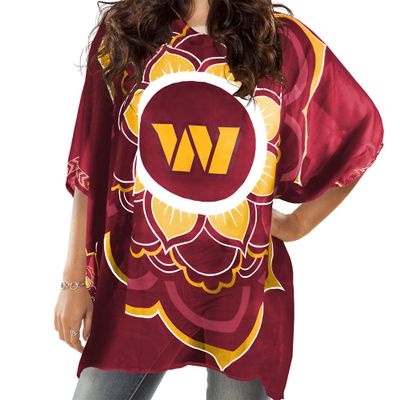 Littlearth NFL Washington Commanders Caftan Flower, Team Color, 32" x 42"