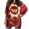 Littlearth NFL Washington Commanders Caftan Flower, Team Color, 32" x 42" view 1