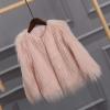Ikevan 2-10 Years Kids Baby Girls Long Sleeve Furry Coat Faux Fur Coat Jacket Winter Thick Warm Fleece Coat (Pink, 4-5 Years) view 2