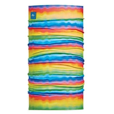 Turtle Fur Kids Comfort Shell UV Totally Tubular, Neck Gaiter Face Mask Age 3-6, 10+ Ways to Wear, Rainbow