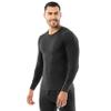 Indera Men's Traditional Waffle Thermal Underwear Long Sleeve Shirt, 2 Pack Black, 2X view 4
